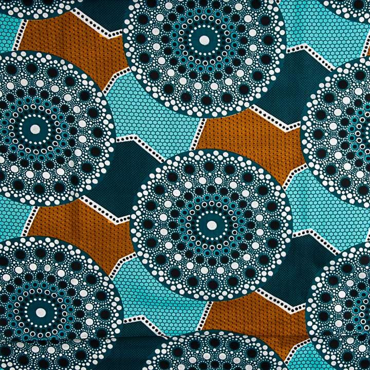 Ethnic Lúrex Wax – Turquoise Silver - Ribes y Casals