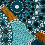 Ethnic Lúrex Wax – Turquoise Silver - Ribes y Casals