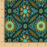 Ethnic Lurex Wax in Turquoise Green – Gold - Ribes y Casals