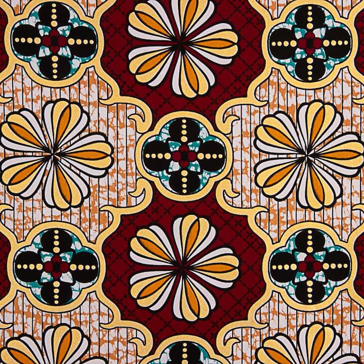 Wax Lurex Dakar Garnet - Gold - Ribes y Casals