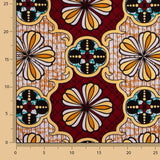 Wax Lurex Dakar Garnet - Gold - Ribes y Casals