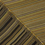 Alpujarreña Stripes Brocade – Mustard, Brown and Black - Ribes y Casals