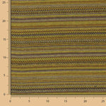 Alpujarreña Stripes Brocade – Mustard, Brown and Black - Ribes y Casals