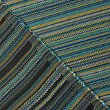 Alpujarreña Stripes Brocade in Blue, Turquoise and Mustard - Ribes y Casals