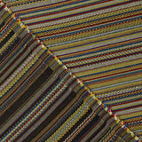 Alpujarreña Stripes Brocade – Mustard, Blue and Red - Ribes y Casals