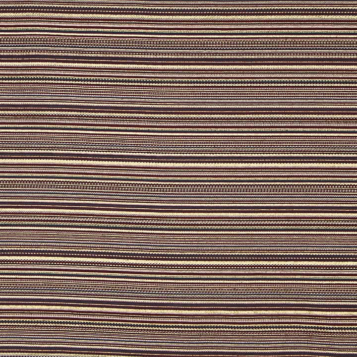 Alpujarra-style Lurex Brocade with Stripes in Scarlet and Pink - Ribes y Casals