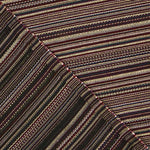 Alpujarra-style Lurex Brocade with Stripes in Scarlet and Pink - Ribes y Casals