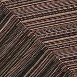 Alpujarra-style Lurex Brocade with Stripes in Scarlet and Pink - Ribes y Casals