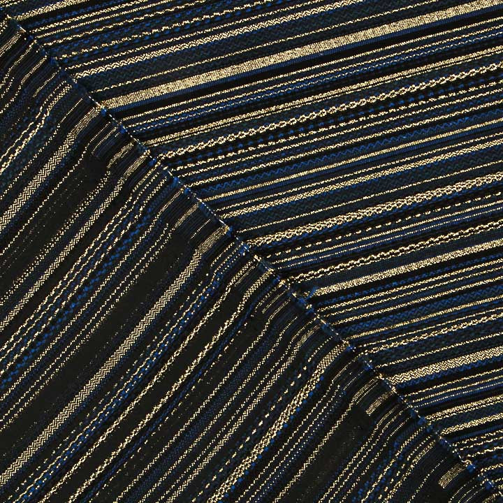 Lurex Brocade with Alpujarra Stripes in Nautical Print - Ribes y Casals