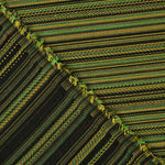 Green and Mustard Alpujarreña Stripes Brocade - Ribes y Casals