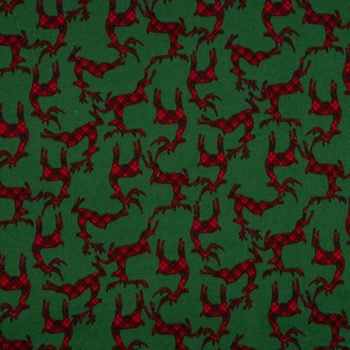 Green Scottish Reindeer T-shirt - Ribes y Casals