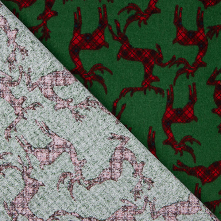 Green Scottish Reindeer T-shirt - Ribes y Casals