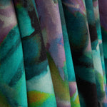 Emerald Green Brushstroke Printed Ponte Roma Knit - Ribes y Casals