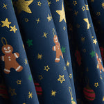 Christmas Poplin Decorations in Navy Blue - Ribes y Casals