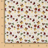 Christmas poplin with Christmas prints – White - Ribes y Casals
