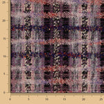 Mauve Mosaic Wool Tweed with Gold Lurex - Ribes y Casals