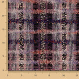 Mauve Mosaic Wool Tweed with Gold Lurex - Ribes y Casals