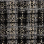Grey and Black Mosaic Wool Tweed with Gold Lurex - Ribes y Casals
