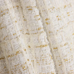 Lumière Ivory Wool Tweed with Gold Lurex - Ribes y Casals