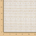 Lumière Ivory Wool Tweed with Gold Lurex - Ribes y Casals