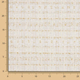 Lumière Ivory Wool Tweed with Gold Lurex - Ribes y Casals