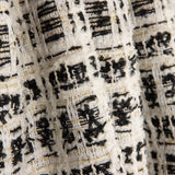 Lumière Ebony Wool Tweed with Gold Lurex - Ribes y Casals