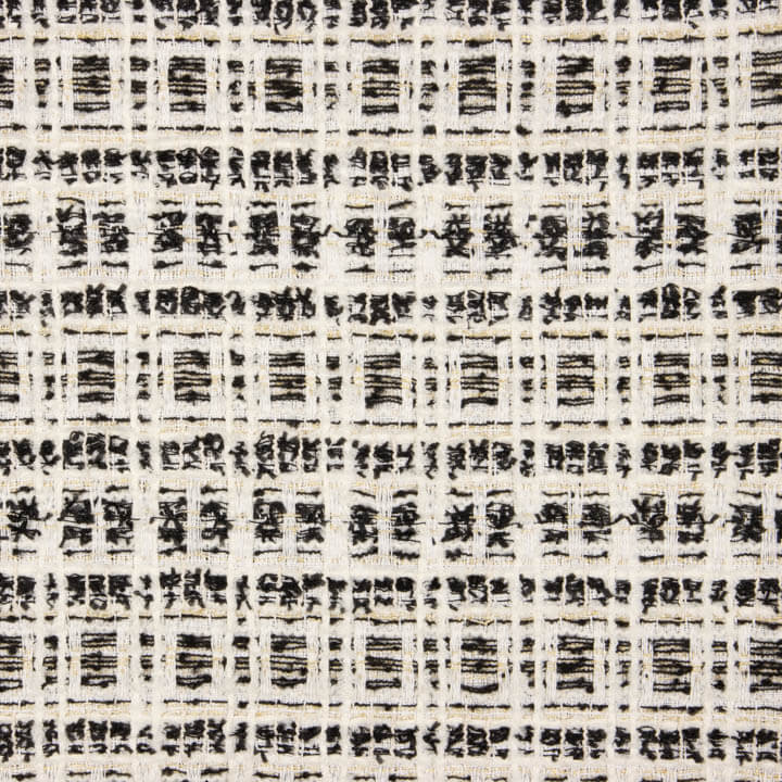 Lumière Ebony Wool Tweed with Gold Lurex - Ribes y Casals