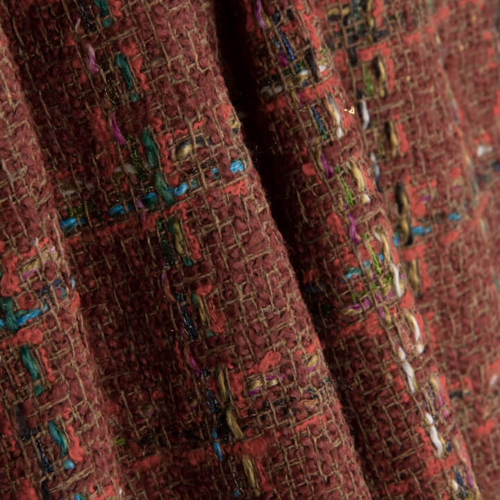 Siena Terracotta Wool Tweed - Ribes y Casals