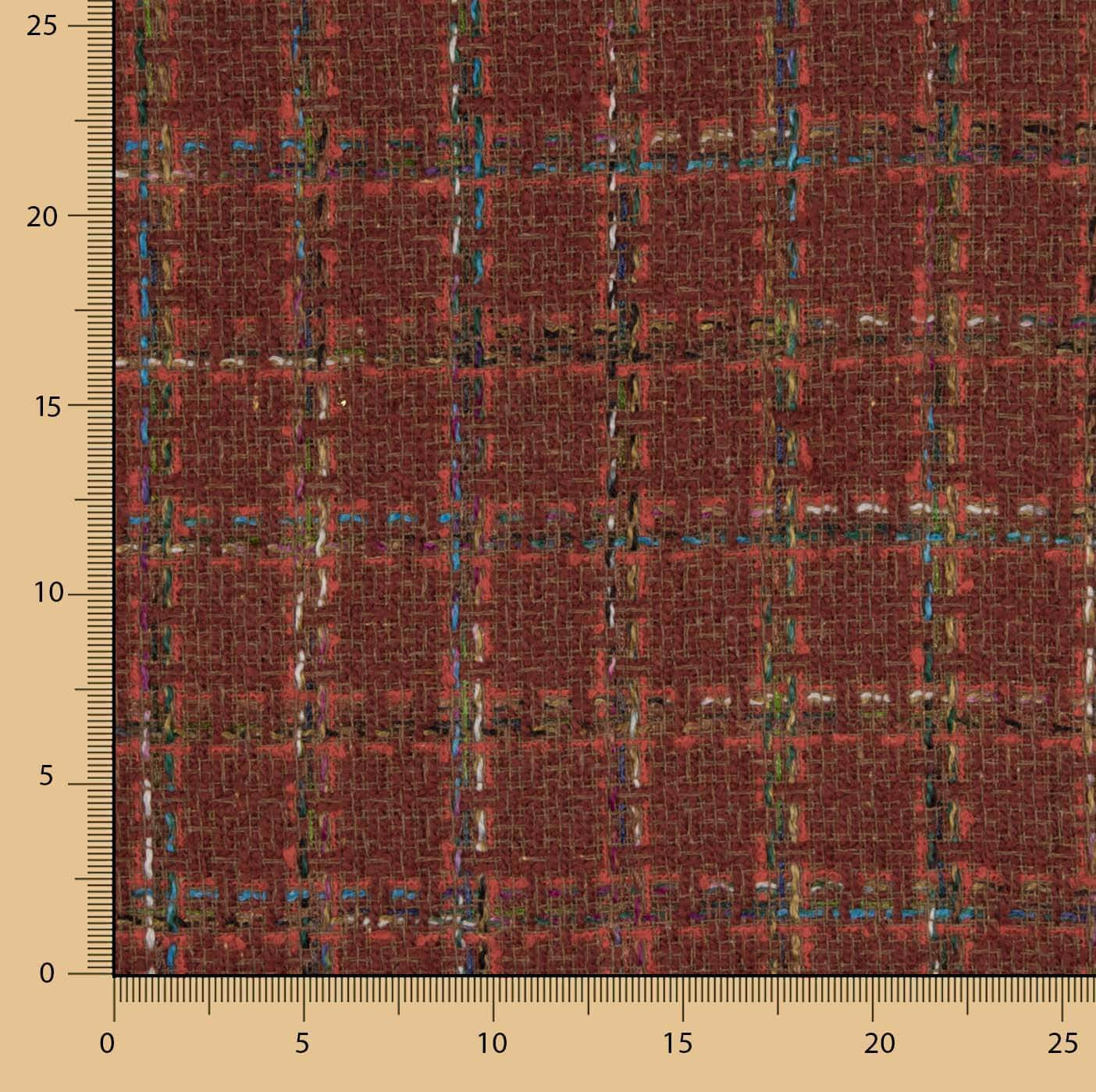 Siena Terracotta Wool Tweed - Ribes y Casals