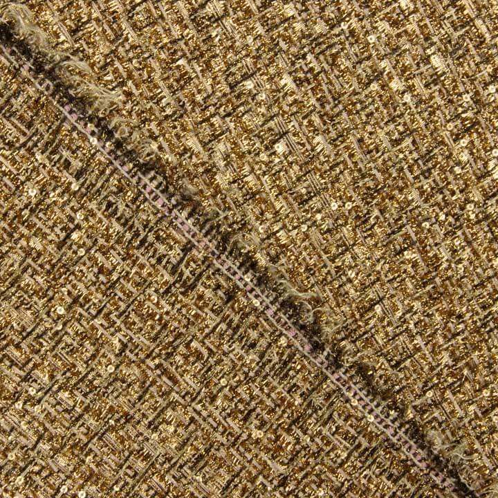 Gold Fantasy Tweed with Lurex - Ribes y Casals