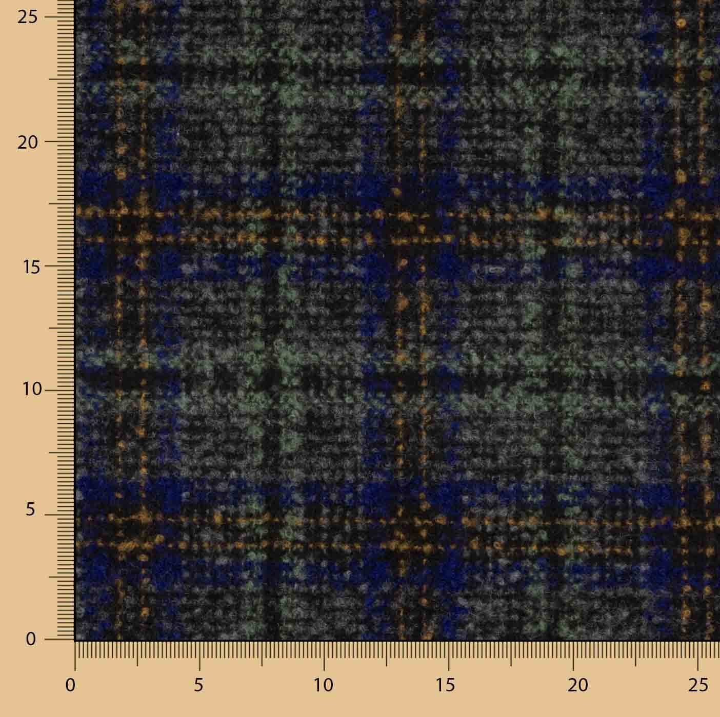 Highland Checked Wool Tweed - Ribes y Casals