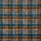 Turquoise Inverness wool double-faced fabric - Ribes y Casals