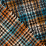 Turquoise Inverness wool double-faced fabric - Ribes y Casals