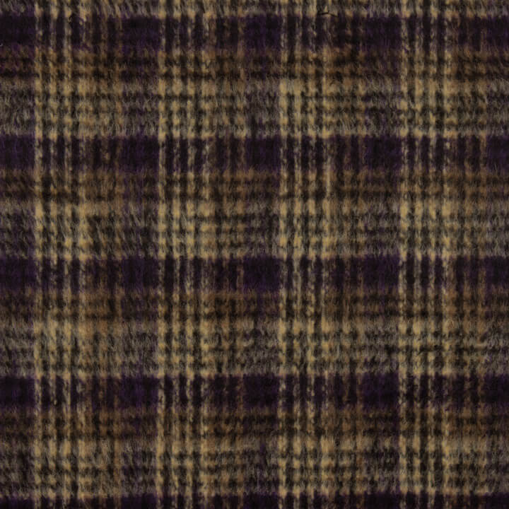 Double-faced checked Inverness woolen tweed - Ribes y Casals