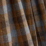 Glenmore Wool Loden in Blue and Terracotta Checks - Ribes y Casals