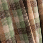 Glenmore Wool Loden in Sage Green and Camel Checks - Ribes y Casals