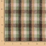 Glenmore Wool Loden in Sage Green and Camel Checks - Ribes y Casals