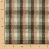Glenmore Wool Loden in Sage Green and Camel Checks - Ribes y Casals