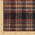 Sherwood Wool Loden in Grey, Red and Camel Checks - Ribes y Casals