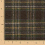 Sherwood Wool Loden in Brown and Green Checks - Ribes y Casals