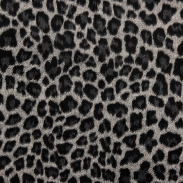 Serengeti animal print leopard print grey wool loden - Ribes y Casals