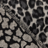 Serengeti animal print leopard print grey wool loden - Ribes y Casals