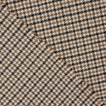 Beige and Black Houndstooth Wool Loden - Ribes y Casals