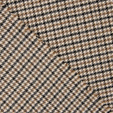 Beige and Black Houndstooth Wool Loden - Ribes y Casals
