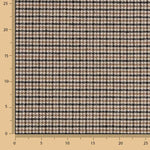 Beige and Black Houndstooth Wool Loden - Ribes y Casals
