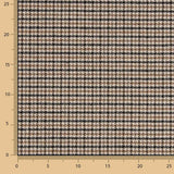 Beige and Black Houndstooth Wool Loden - Ribes y Casals