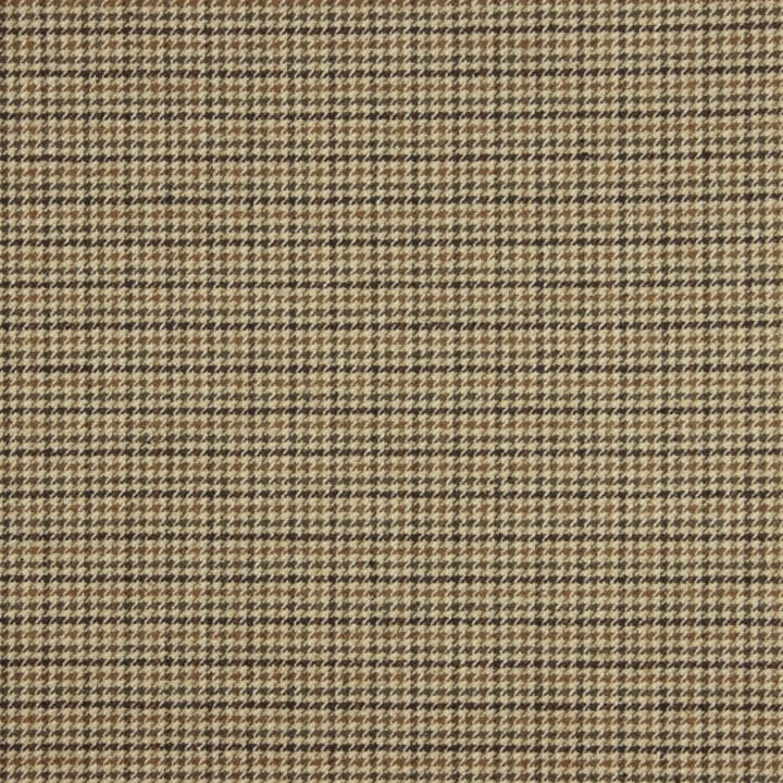Beige and Brown Houndstooth Wool Loden - Ribes y Casals