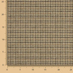 Beige and Brown Houndstooth Wool Loden - Ribes y Casals