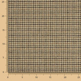 Beige and Brown Houndstooth Wool Loden - Ribes y Casals