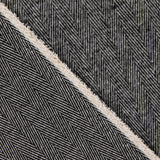 Grey and Black Herringbone Wool Loden - Ribes y Casals